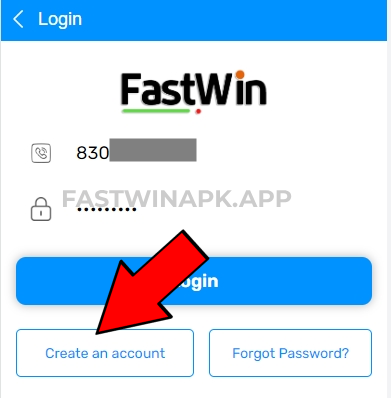 Fastwin Register Account